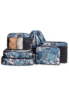 Travel Packing Cubes Set Luggage Organizer Bags Suitcase Storage Travel Gear